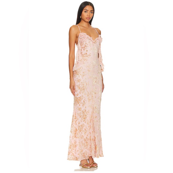 NWT Jamela Gown in Blush Pink M-NBD